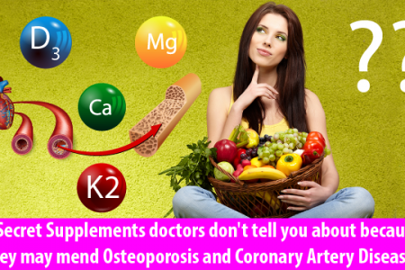 Secret 4 Supplement Combination that gives you energy, stops coronary artery disease and osteoporosis